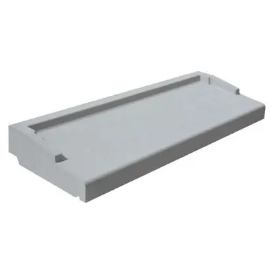 Appui de fenêtre à nez arrondi 50 X 35 Monobloc Gris Commander Maintenant