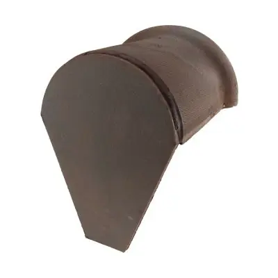 Petit Prix Fronton de faitière ronde ventilation à recouvrement rouge flamme mureaux