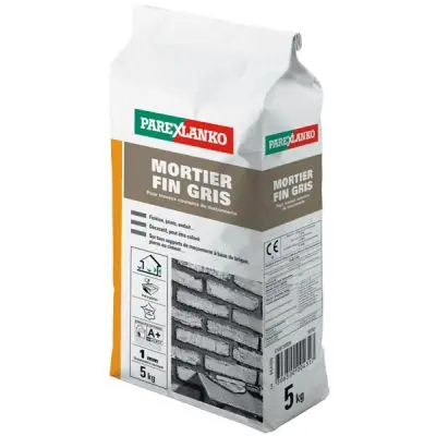 Affaire À Saisir MORTIER FIN GRIS SAC DE 5KG