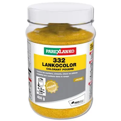 Authentique COLORANT 332 LANKOCOLOR JAUNE 450G