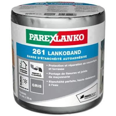 Meilleur Choix BANDE D ÉTANCHÉITÉ 261 LANKOBAND GRIS 10CMX10M