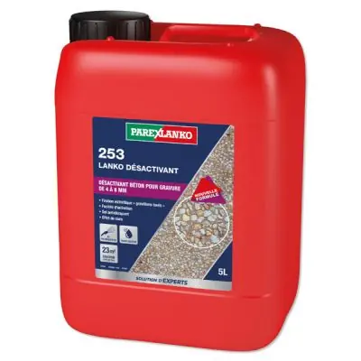 Vente Flash DÉSACTIVANT BÉTON 253 LANKO DESACTIVANT 5L