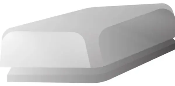 CAPOT D‘AERATION RECTANGULAIRE COMPLET ETERNIT P/PLAQUE CHAS Commander Vite