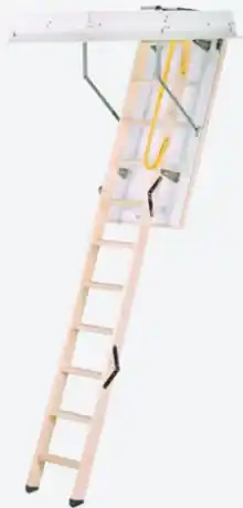 ESCALIER ESCAMOTABLE SOGEM ECOTOP ISO MELAMINE BLANC 130X70 Certifié