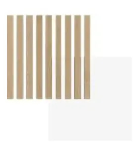 PANNEAU MURAL MAESTRO LATT PEPPER OAK 00199 / WHITE 2770X30 Haute Qualité