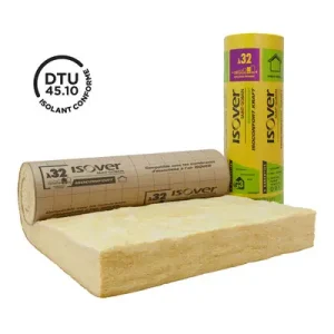 Produit De Marque LAINE DE VERRE ISOVER ISOCONFORT 32 200MM REVETU KRAFT R6,25