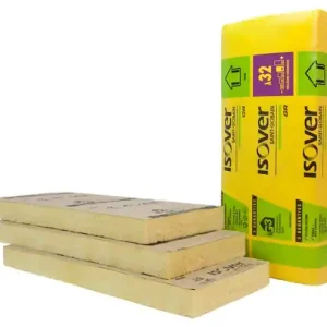 Prix Cassé LAINE DE VERRE ISOVER GR32 140MM REVETU KRAFT R4,35 COLIS DE