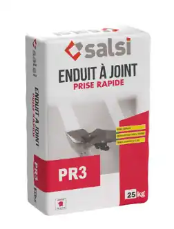 ETEX SALSI ENDUIT PR3 S213 SAC 25KG ENDUIT PLAQUE DE PLATRE Usine Directe