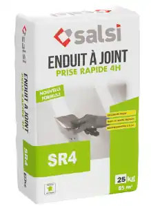 ETEX SALSI ENDUIT SR4 SAC 25KG ENDUIT PLAQUE DE PLATRE STD 4 Meilleur Prix