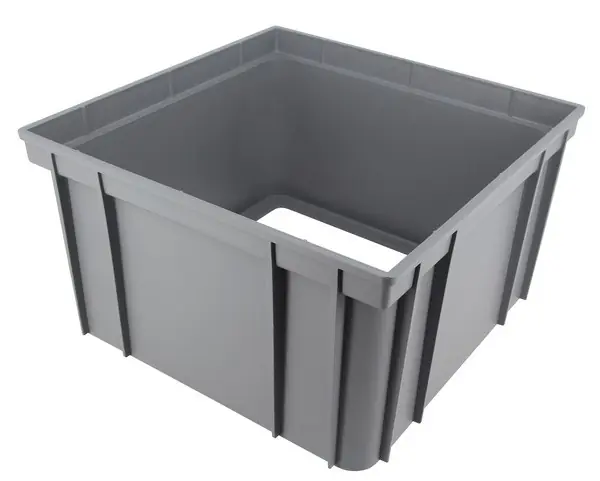 REHAUSSE PVC 25X25 GRIS HT12.5CM Populaire