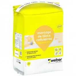 Dernière Chance Mortier de Montage Béton Cellulaire Webercel Bloc 5kg