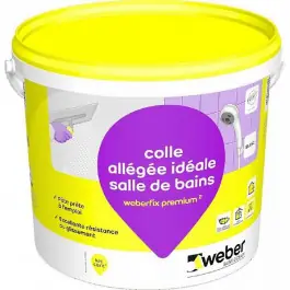 Achetez Aujourd'hui Colle Carrelage en Pâte Salle de bain Weberfix premium² Blanc 2kg