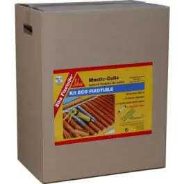 Mastic colle SIKA Kit eco Fixotuile 24 recharges de 400 ml Authentique