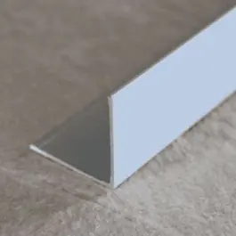 Promotion Saisonnière Cornière Aluminium Chromé Mat 25 x 25 mm x 2,5 m