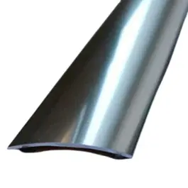 Bon Marché Seuil de Porte Adhésif en Aluminium Chromé Brillant 30 mm x 1 m