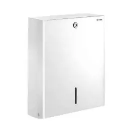 Super Prix Distributeur Essuie Mains Mural Delabie Inox Epoxy Blanc 510601W