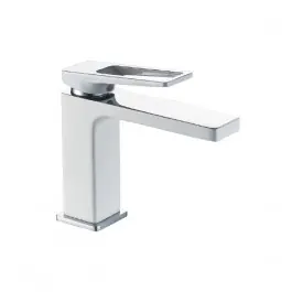 Dernier Modèle Mitigeur Lavabo Bec Bas Eurosanit Orian Chrome Blanc 308112