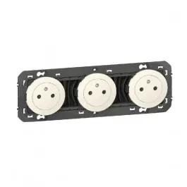 Marque Prise de Courant Triple 2P+T Legrand Surface Dooxie 16 A Blanc 600333