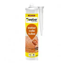 Mastic Colle Souple pour Tuiles Weberseal Roof Tile 400ml Livraison Express