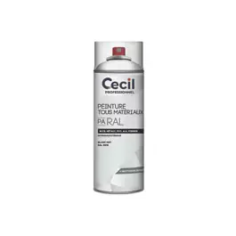 Peinture Tous Materiaux Cecil PA RAL Blanc Mat 400ml Certifié