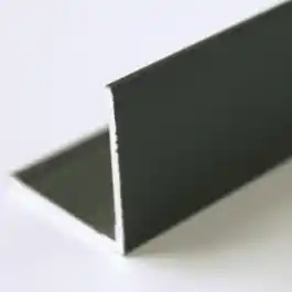 Commander Vite Baguette d‘angle Alu pour Carrelage 50 x 50mm x 2,50m, Noir Mat