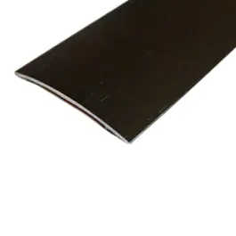 Remise Seuil de Porte Alu Adhésif 42 mm x 2 m, Noir Brossé