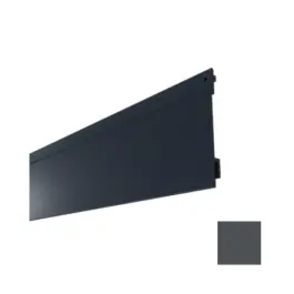 Authentique Lame de Bardage PVC MEP Isocel 166 mm Veiné Bois Anthracite, 4 m