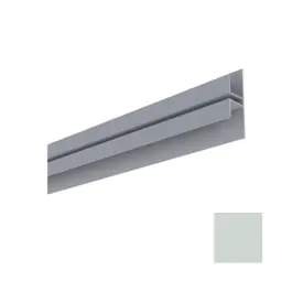 Raccord vertical pour Bardage MEP Isocel 75 x 21,4 mm Gris Clair, 4 m Offre Limitée