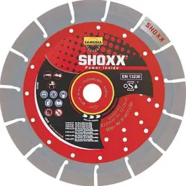 Disque Diamant Béton Shoxx x17 Samedia ⌀ 230mm x 22,23mm Expédié Aujourd'hui