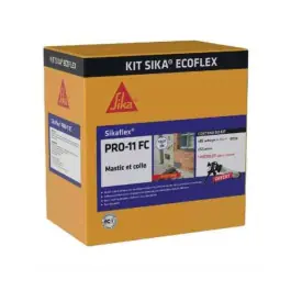 Kit Mastic colle Sika Ecoflex pro 11 FC, 35 recharges Gris Béton Vente Directe