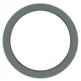 Oeil de boeuf fixe aluminium couleur au choix, rond diamètre 90 cm Nouvelle Collection