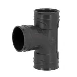 Raccord Té Pied de Biche PVC NF F-F 87°30 Nicoll Hometech Anthra ⌀40mm Prix Bas