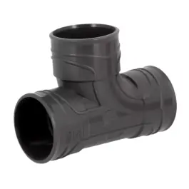 Raccord Té Pied de Biche PVC NF F-F 87°30 Nicoll Hometech Anthra ⌀50mm Produit De Marque