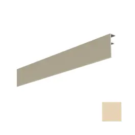 Authentique Couvercle intérieur Alu Bardage MEP Isocel 50 x 15 mm Ambre Clair 3m