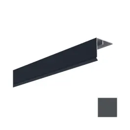 Couvercle d‘angle Alu Mâle Bardage MEP Isocel 50x50mm Anthracite, 3 m Remise