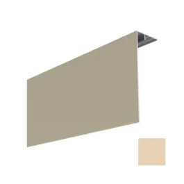 Couvercle d‘angle PVC Bardage MEP Isocel 150 x 50 mm Ambre Clair, 3m Authentique