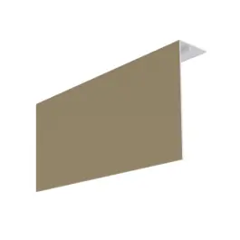 Couvercle d‘angle PVC Bardage MEP Isocel Premium 150x50mm Taupe 3m Prix Promo