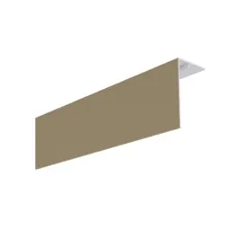 Populaire Couvercle d‘angle PVC Bardage MEP Isocel Premium 90 x 50 mm Taupe, 3 m