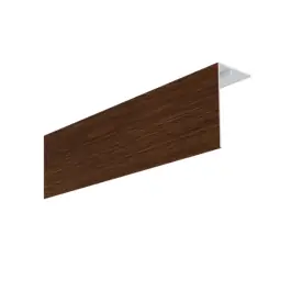 Couvercle d‘angle PVC Bardage MEP Isocel Premium 90x50mm Chêne Miel 3m Expédié Aujourd'hui