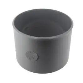Manchon PVC à Coller Femelle-Femelle NF Nicoll M2Z Gris, ⌀100mm Quantité Limitée