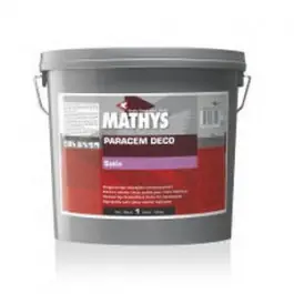 Offre Exclusive Peinture acrylique Paracem Deco Satin Mathys blanc, 4 litres