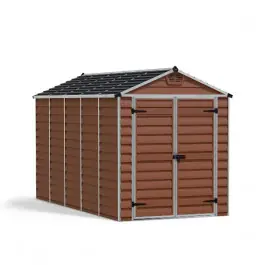 Abri de Jardin Polycarbonate Canopia Skylight 6,4 m² Ambre Usine Directe