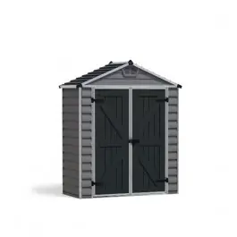 Abri de Jardin Polycarbonate Canopia Skylight 1,5 m² Gris Marron Must-Have