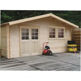 Solde Abri de jardin bois autoclave SOLID modèle VERNIER 538x538 cm