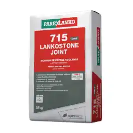 Mortier de Jointoiement Lankostone 715 gris, sac de 25kg Pas Cher