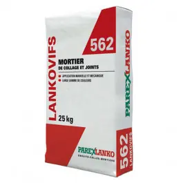 Offre Limitée Mortier de Jointoiement Lankovifs 562 couleur brique, sac de 25kg