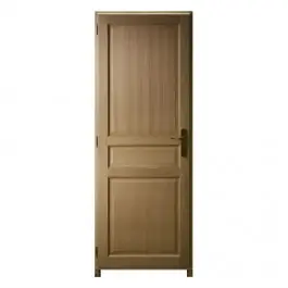 Bloc porte Chêne Esterel 3 Panneaux 204x93 cm poussant Droit Promotion Saisonnière