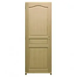 Meilleure Vente Bloc porte plaqué chêne 3 panneaux, 204x83 cm, droite chapeau gendarme