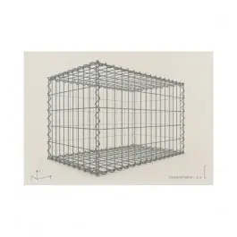 Bon Marché Gabion Rectangulaire 80x50x50 - fil 4 mm - maille 10x10 cm