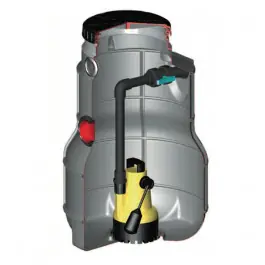 Vente Flash Station de relevage Drain‘up D21CQ Sebico en PE pour eaux claires